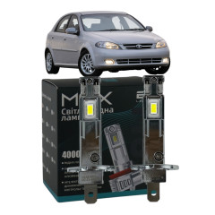 LED лампи Daewoo Lacetti Hatchback 2004- H1 M6X дальнє світло (4000Lm 5500K) / Деу Лачетті Хетчбек (комплект 2 шт.)