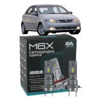 LED лампи Daewoo Lacetti Hatchback 2004- H7 M6X ближнє світло (4000Lm 5500K) / Деу Лачетті Хетчбек (комплект 2 шт.)