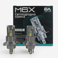 LED лампы Daewoo Matiz 1998-2015 H4 M6X ближний/дальний свет (4000Lm 5500K) / Део Матиз (комплект 2 шт.)