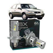 LED лампи Daewoo Nexia 1995-1997 H4 M6X ближнє/дальнє світло (4000Lm 5500K) / Деу Нексія (комплект 2 шт.)