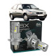 LED лампы Daewoo Nexia 1995-1997 H4 M6X ближний/дальний свет (4000Lm 5500K) / Дэу Нексия (комплект 2 шт.)
