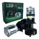 Лінзовані LED лампи Chevrolet Aveo 2003-2011 H4 G-XP ближнє/дальнє світло (8000Lm 6500K) / міні лінзи Шевроле Авео Т250 (2 шт.)