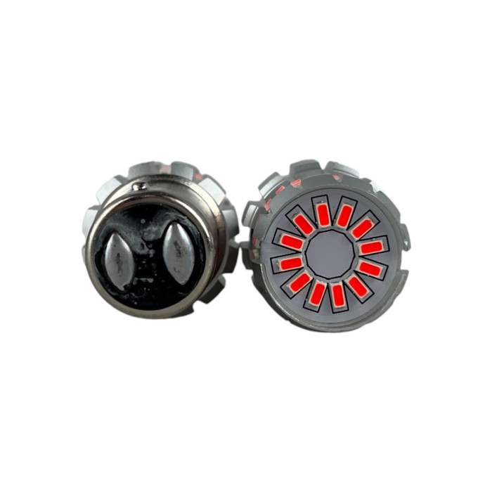 Світлодіодні автолампи 1156/1157 P21/5W 60SMD Червоні двоконтактні в стоп-сигнали та габарити (комплект 2 шт)