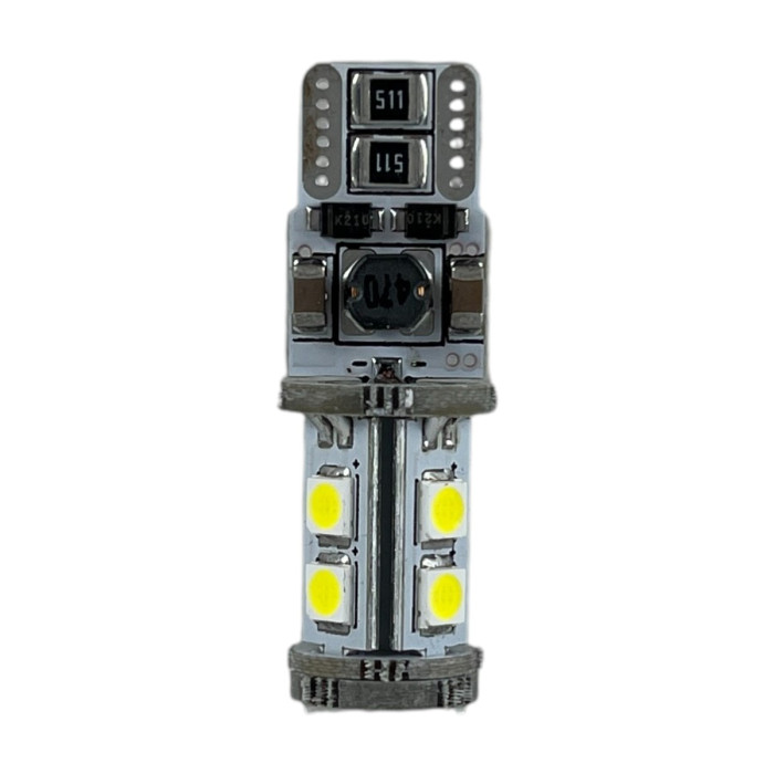 Світлодіодні автолампи W5W T10 EA Light X 10SMD 3030 720Lm з обманкою Canbus в габарити (комплект 2 шт)