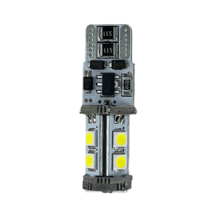 Світлодіодні автолампи W5W T10 EA Light X 10SMD 3030 720Lm з обманкою Canbus в габарити (комплект 2 шт)