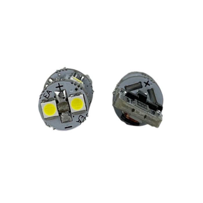Світлодіодні автолампи W5W T10 EA Light X 10SMD 3030 720Lm з обманкою Canbus в габарити (комплект 2 шт)