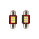 Світлодіодні лампи C5W 31 мм 6SMD (Canbus) для підсвічування салону та номера (комплект 2 шт.)
