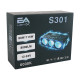 Додаткові універсальні LED фари EA Light X S301 80W/115W 12V (3 лінзи) ближнє/дальнє світло, протитуманні (комплект 2 шт.)