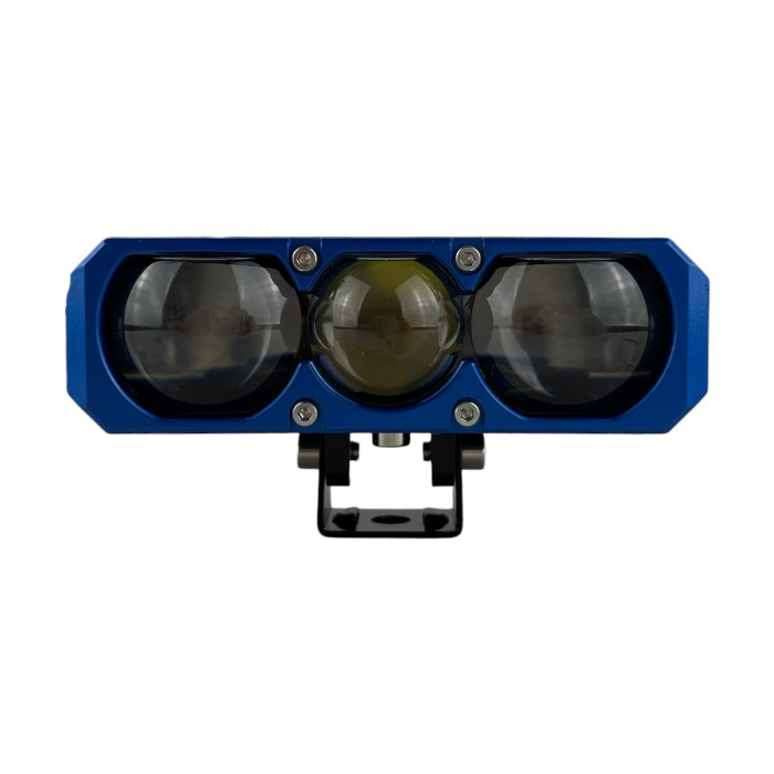 Додаткові універсальні LED фари Sanvi S301 50W 12V (3 лінзи) ближнє/дальнє світло, протитуманні (комплект 2 шт.)