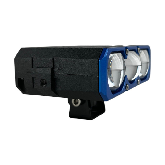 Додаткові універсальні LED фари Sanvi S301 50W 12V (3 лінзи) ближнє/дальнє світло, протитуманні (комплект 2 шт.)