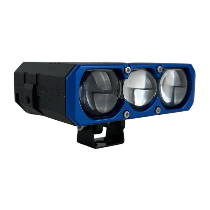 Додаткові універсальні LED фари Sanvi S301 50W 12V (3 лінзи) ближнє/дальнє світло, протитуманні (комплект 2 шт.)