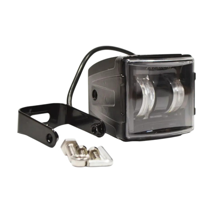 Додаткова LED фара 20W (біло-жовта, 9-36V) для авто, мото, спецтехніки (1 шт.)