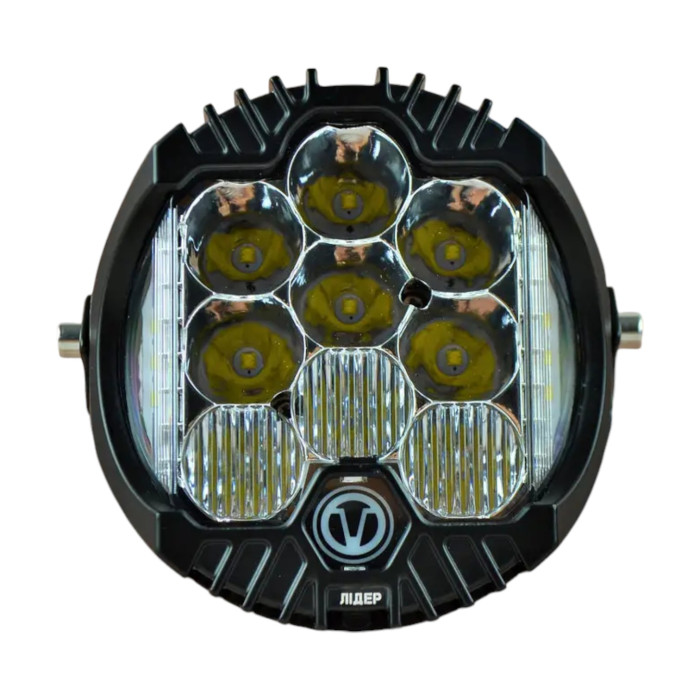 Додаткова LED фара 81W 6000K (кругла, дальнє + ближнє + ДХО/поворот, 1 шт.)
