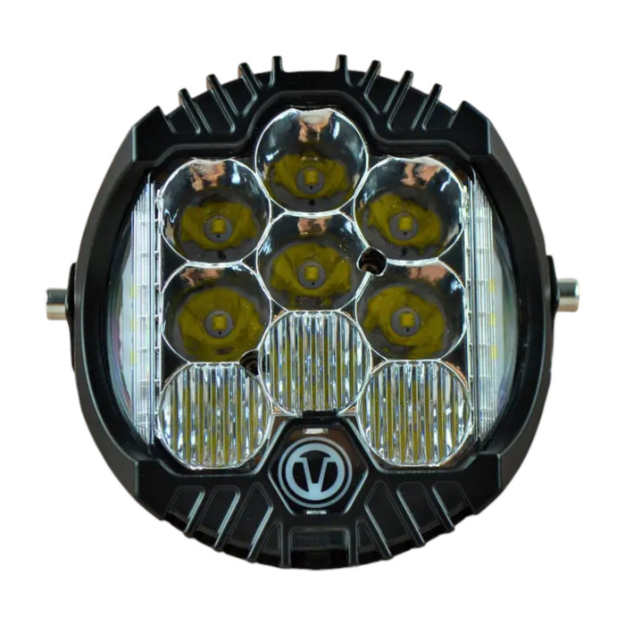 Додаткова LED фара 81W 6000K (кругла, дальнє + ближнє + ДХО/поворот, 1 шт.)