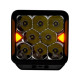 Дополнительная LED фара EA Light X 45W SPOT (направленный свет) с оранжевыми габаритами W0240S-P8
