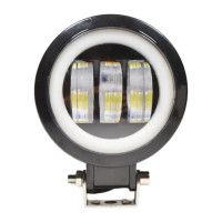 Додаткова LED фара JR 30W кругла з габаритом 12-24V