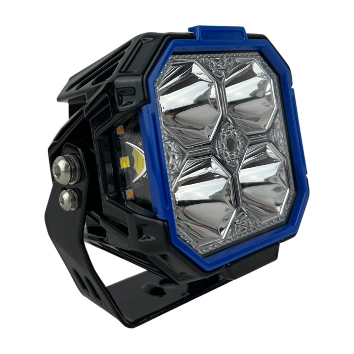 LED фара Light X JG-F993 3" 35W Osram Дальний и Боковой свет DRL IP69K