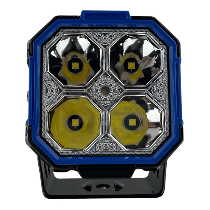 LED фара Light X JG-F993 3" 35W Osram Дальний и Боковой свет DRL IP69K