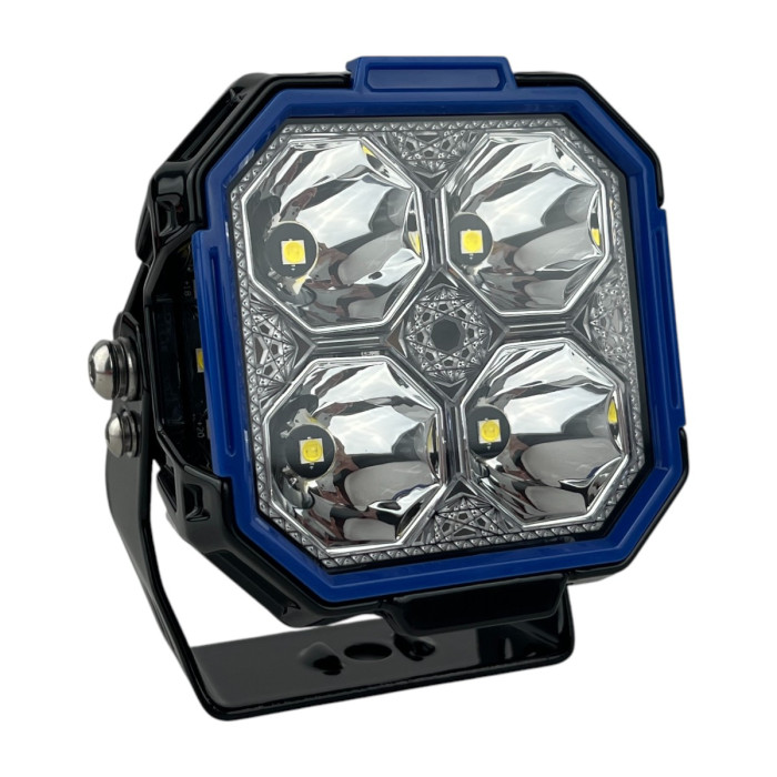 LED фара Light X JG-F993 3" 35W Osram Дальний и Боковой свет DRL IP69K