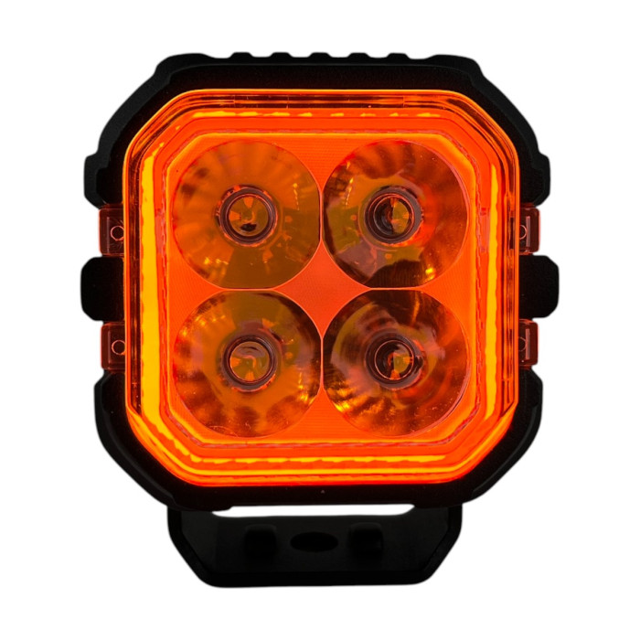 LED фара W3020 ALS дальний 20W  (72х72х50 мм) 1300Lm квадрат