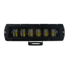 LED фара ближнего света с габаритом 160х45 мм W09 (двухцветная бело-желтая, балка, 1 шт.)