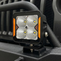 LED фара дополнительная W0120F-P8 EA Light X 20W ближний свет с поворотом (03651)
