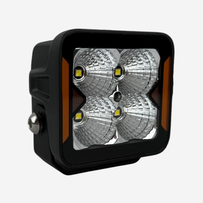 LED фара дополнительная W0120F-P8 EA Light X 20W ближний свет с поворотом (03651)