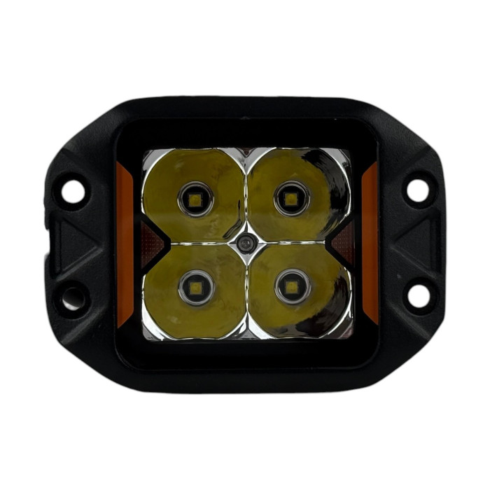LED фара дополнительная W0120FMS-P8 EA Light X 20W врезная дальний свет с поворотом (03654)