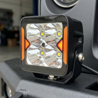 LED фара дополнительная W0120S-P8 EA Light X 20W дальний свет с поворотом (03652)
