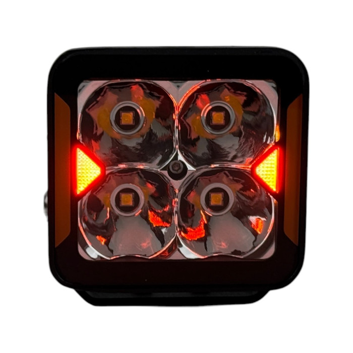 LED фара дополнительная W0120S-P8 EA Light X 20W дальний свет с поворотом (03652)