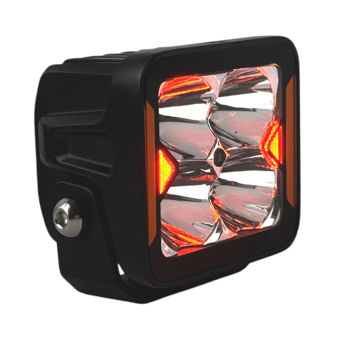 LED фара дополнительная W0120S-P8 EA Light X 20W дальний свет с поворотом (03652)