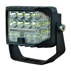 LED фара прямокутна 63W 6000K (дальнє + ближнє + жовте світло, 1 шт.)