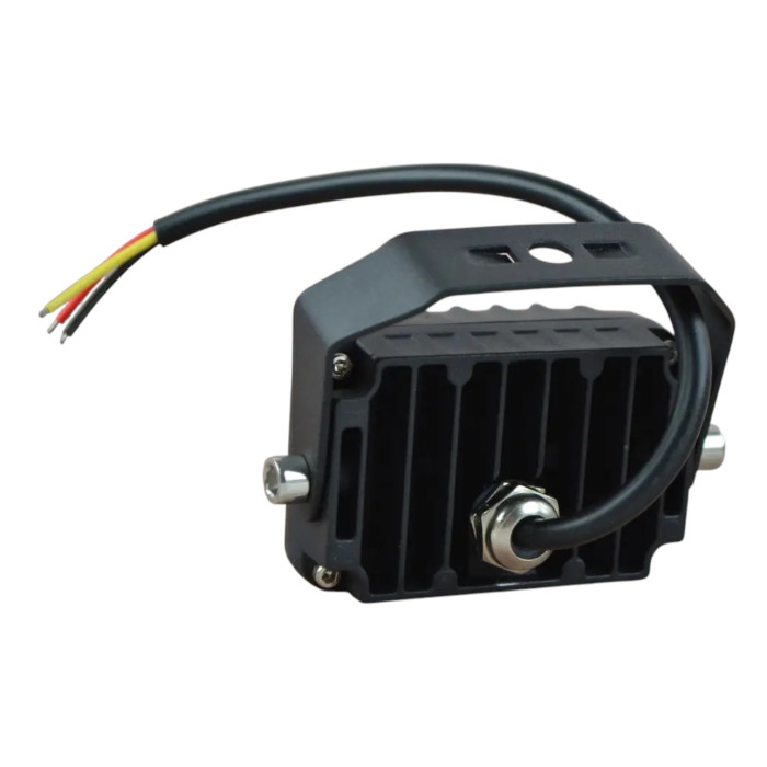 LED фара прямокутна 63W 6000K (дальнє + ближнє + жовте світло, 1 шт.)