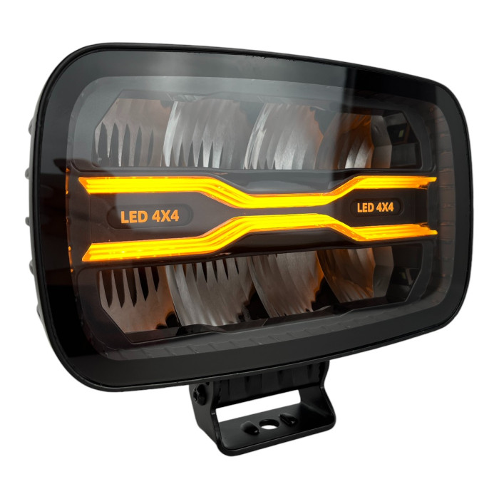 LED фары Light X 9" 90W Osram Дальний свет DRL Поворот 10-32V IP69K комплект 2 шт
