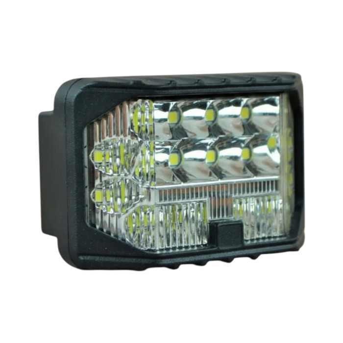 Противотуманная LED фара EA Light X JR-5" 13х8 см 63W комбинированный ближний свет + ДХО с поворотом 6000K (1 шт.)
