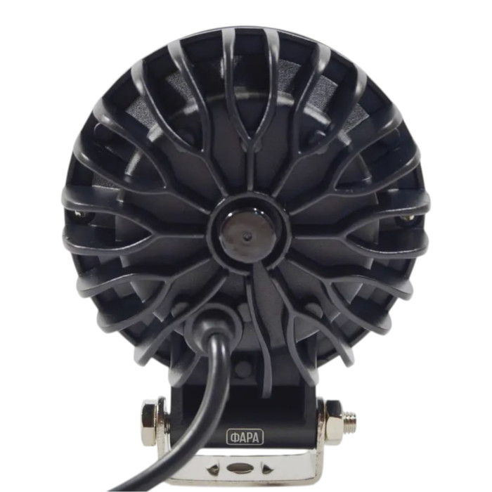 Світлодіодна фара EA Light X 3P-30W кругла Ø150×60 мм 30W 6000K Flood 10–30V IP69K для авто та спецтехніки