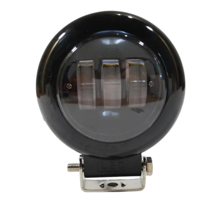 Світлодіодна фара EA Light X 3P-30W кругла Ø150×60 мм 30W 6000K Flood 10–30V IP69K для авто та спецтехніки