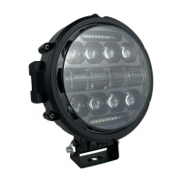 Світлодіодна кругла LED фара дальнього світла EA Light X G29 з габаритом додаткова 180мм 45/65W