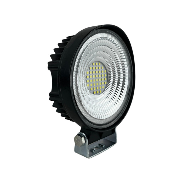Світлодіодна кругла LED фара додаткового світла EA Light X JR-28SMD-01 45W розсіяне світло 110мм