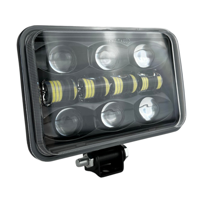 Світлодіодна прямокутна LED фара ближнього/дальнього світла EA Light X L 50W додаткова 12-24V біла