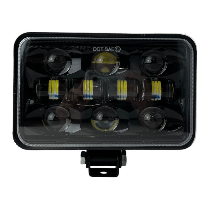 Світлодіодна прямокутна LED фара ближнього/дальнього світла EA Light X L 50W додаткова 12-24V біла