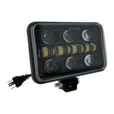 Світлодіодна прямокутна LED фара ближнього/дальнього світла EA Light X L 50W додаткова 12-24V біла