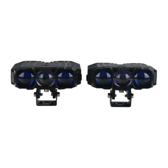 Зовнішні Bi-LED лінзи EA Light X S31 (Ближнє 80Вт / Дальнє 110Вт, Біле світло 6000K)