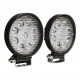 Светодиодная LED фара D1 круглая рабочая 27W 60° (9×3W диодов, Ø115×128×55 мм) для авто и спецтехники