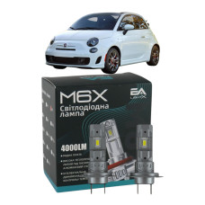 LED лампи Fiat 500 2007- H7 M6X ближнє світло (4000Lm 5500K) / Фіат 500 (комплект 2 шт.)