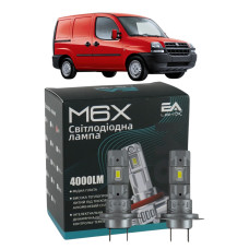 LED лампи Fiat Doblo 2001- H7 M6X ближнє світло (4000Lm 5500K) / Фіат Добло (комплект 2 шт.)