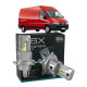 LED лампи Fiat Ducato 1994-2002 H4 M6X ближнє/дальнє світло (4000Lm 5500K) / Фіат Дукато (комплект 2 шт.)