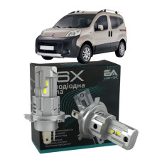 LED лампи Fiat Fiorino 2008- H4 M6X ближнє/дальнє світло (4000Lm 5500K) / Фіат Фіоріно (комплект 2 шт.)