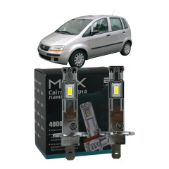 LED лампи Fiat Idea 2003- H1 M6X дальнє світло (4000Lm 5500K) / Фіат Ідея (комплект 2 шт.)