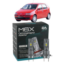 LED лампи Fiat Punto 1999- H7 M6X дальнє світло (4000Lm 5500K) / Фіат Пунто (комплект 2 шт.)